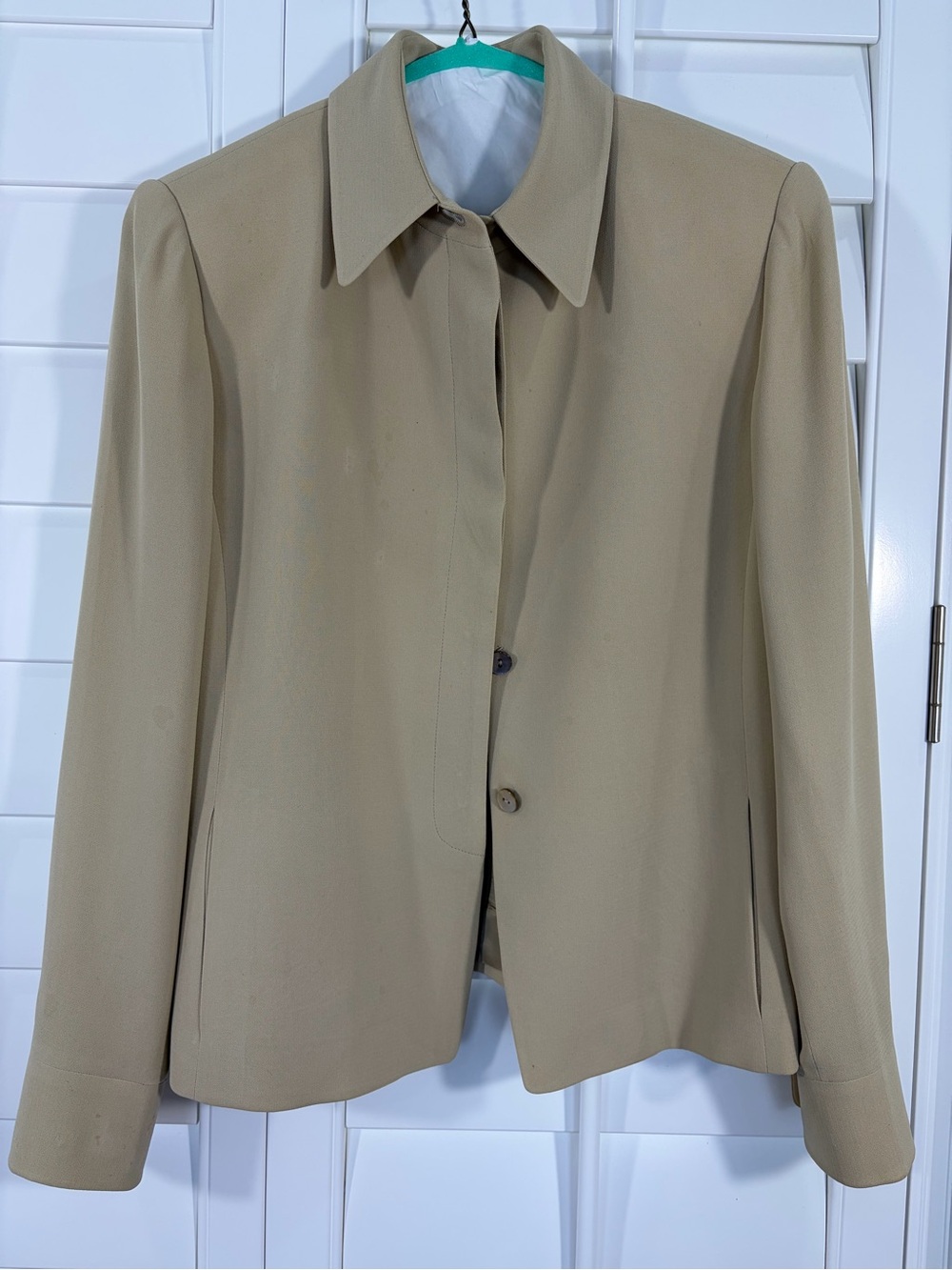 Linda Allard Ellen Tracy 100% Silk Blazer (8P)